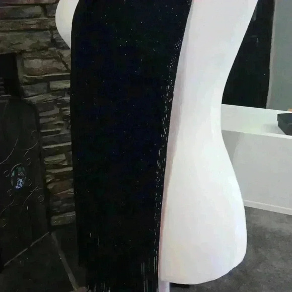 " CEJON " Black & Metalic Scarf - Picture 6 of 7